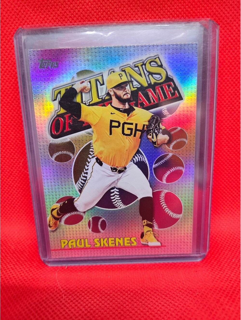 2026 Topps Series 1 - Paul Skenes - Titans of the Game Insert Card